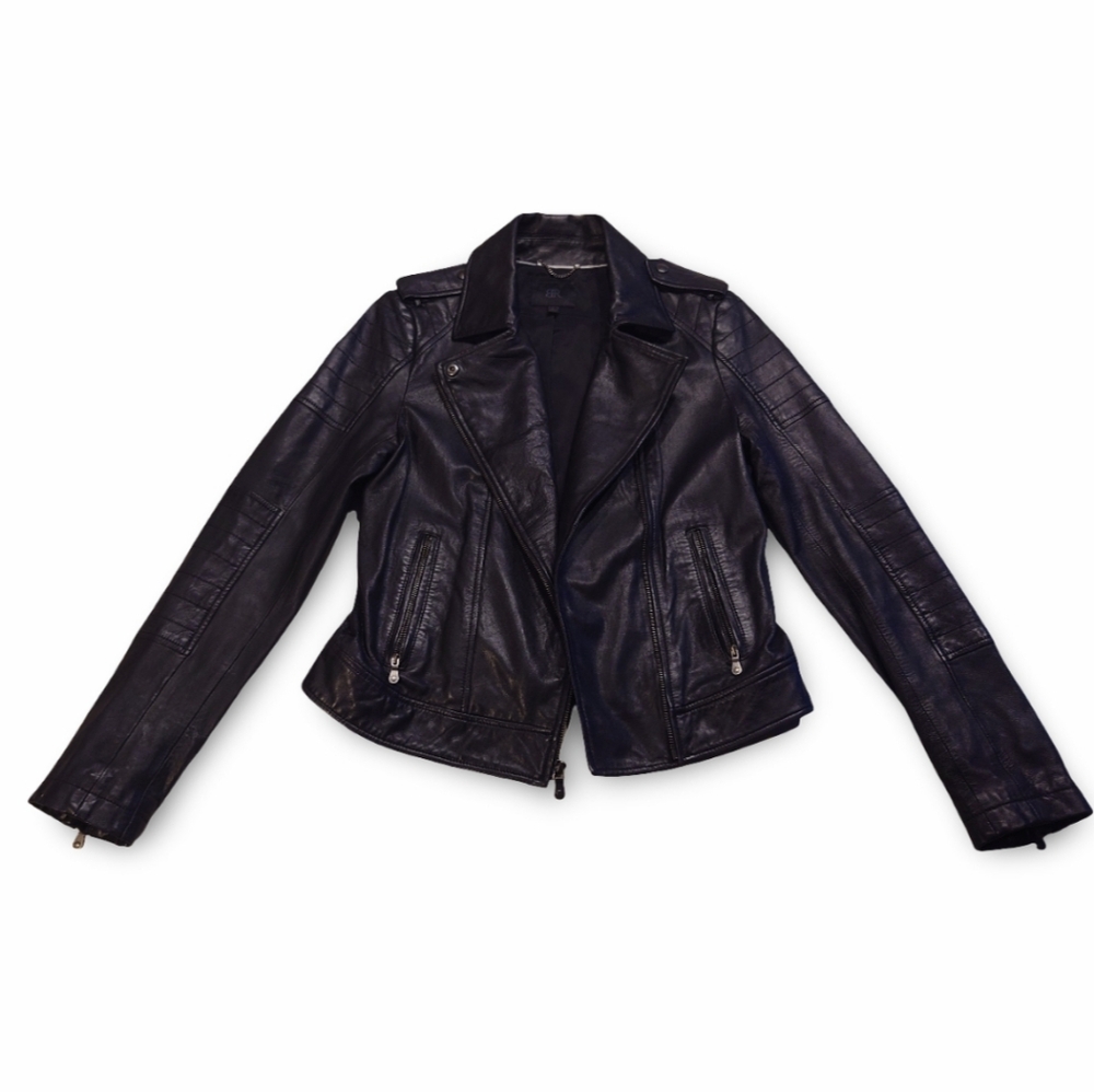 Banana Republic Women's Lamb Leather Moto Jacket